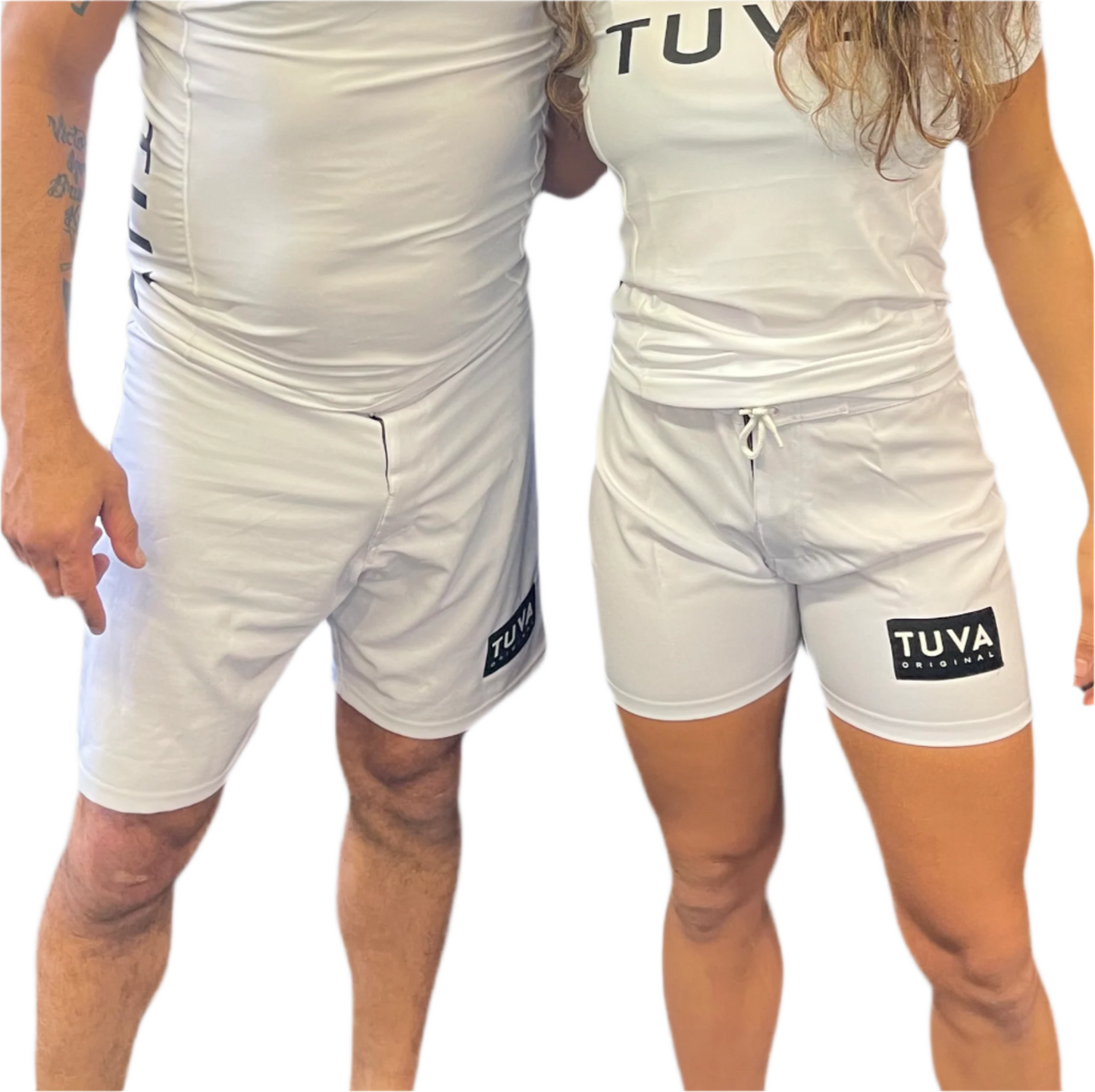 Minimalist 17” Grappling Shorts (White)