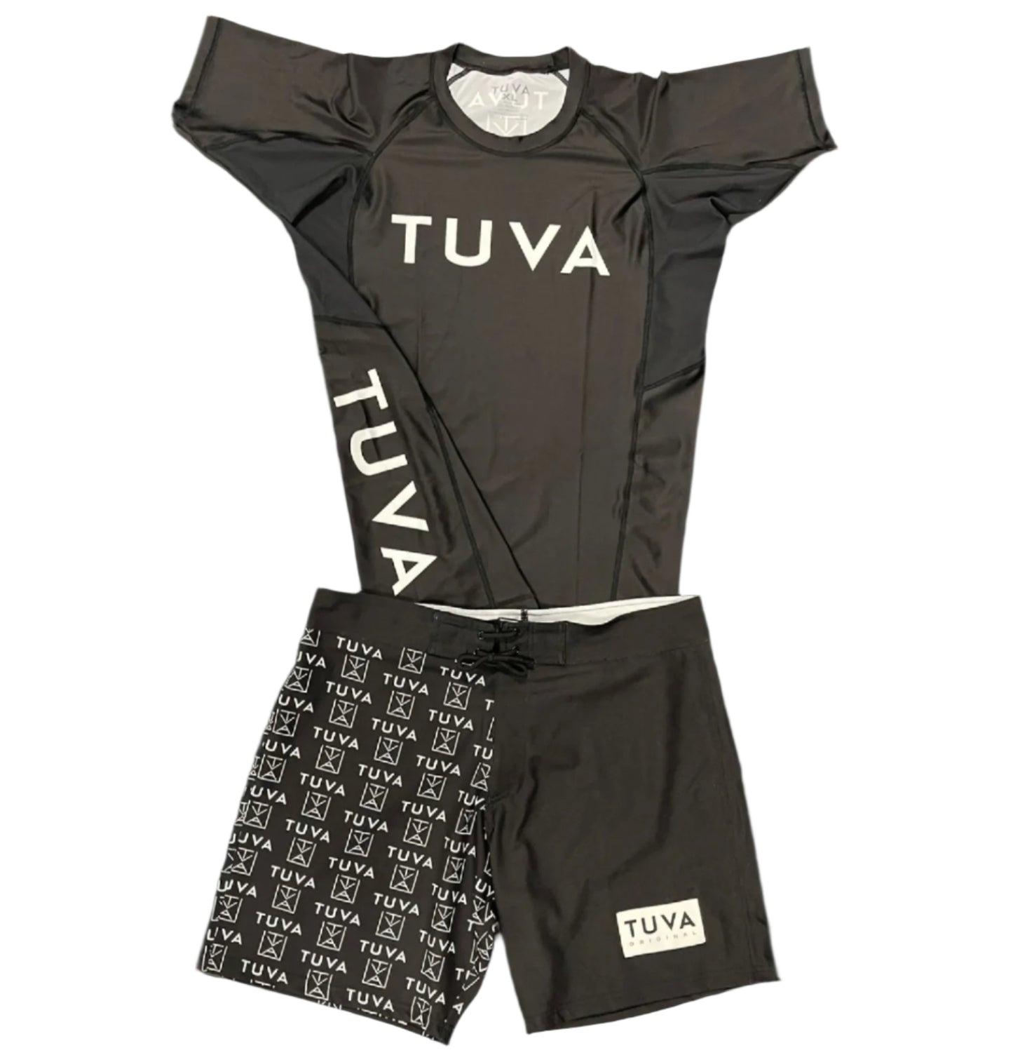 New Era Pattern MMA Shorts 17" (Black)