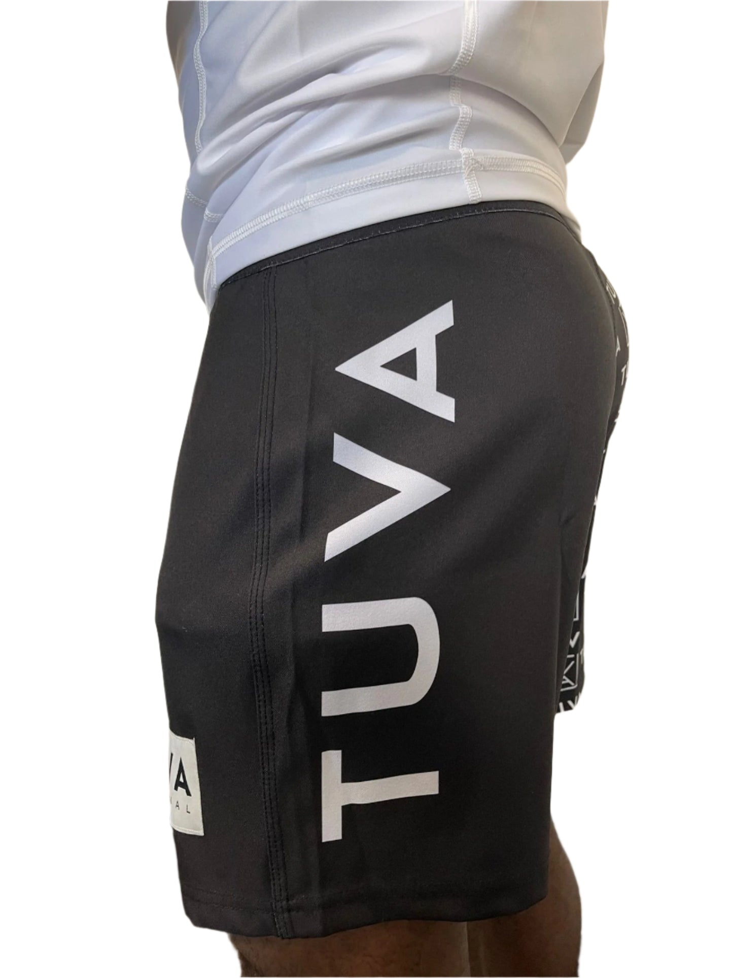 New Era Pattern MMA Shorts 17" (Black)