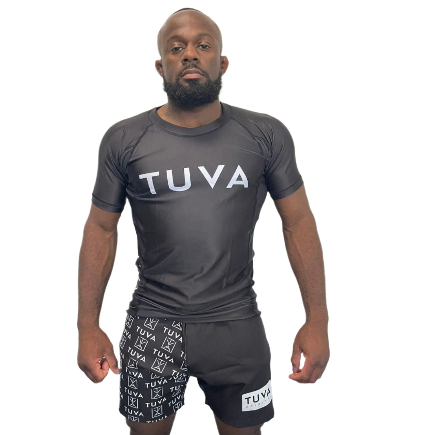 New Era Pattern MMA Shorts 17" (Black)