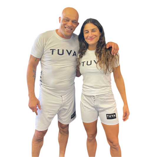 Minimalist 17” Grappling Shorts (White)