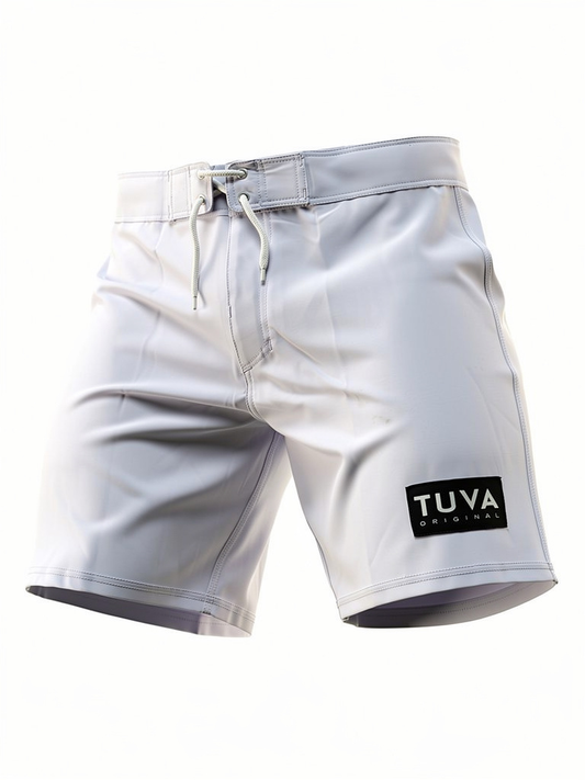 Minimalist 17” Grappling Shorts (White)