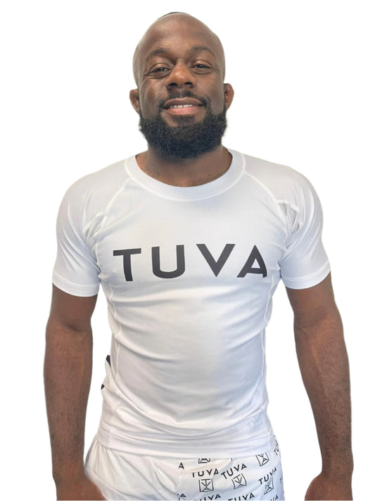 Minimalist Unisex Rashguard (White)